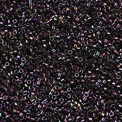 MIYUKIデリカビーズ  シリンダー  日本製シードビーズ  11/0  （db0127)フォレストグリーンレインボーゴールド光沢  1.3x1.6mm  穴：0.8mm  約2000個/10g&nbsp;X-SEED-J020-DB0127