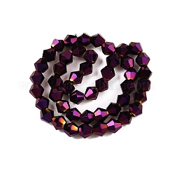 Electroplate Glass Bead Strands&nbsp;EGLA-Q078-6mm-82