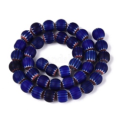 Handmade Millefiori Glass Round Beads&nbsp;LA-N002-10A