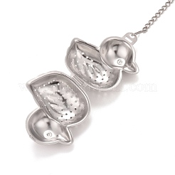 Tarnish Resistant 304 Stainless Steel Tea Infuser&nbsp;AJEW-D048-06P