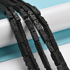 Natural Lava Rock Beads Strands&nbsp;G-C084-C08-01