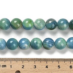 Dyed Natural Fire Crackle Agate Beads Strands&nbsp;G-G203-09A-10mm