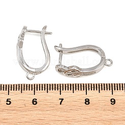 Brass Hoop Earring Findings&nbsp;KK-K340-36P