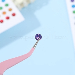 レーザーフィルム粘着装飾ステッカー1760枚  ラウンド  ミックスカラー  142.5x101x0.1mm&nbsp;STIC-WH20010-01