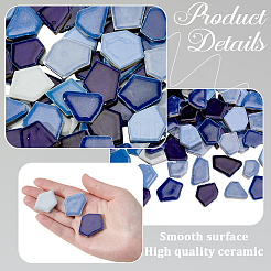 500G Mosaic Tiles Porcelain Cabochons&nbsp;DIY-SP0007-75