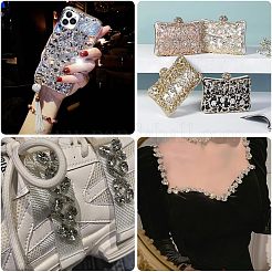 70Pcs 7 Style DIY Pointed Back K9 Glass Rhinestone Cabochons&nbsp;RGLA-CA0001-07