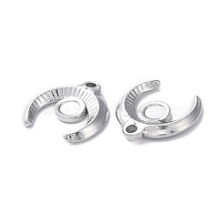 Non-Tarnish 304 Stainless Steel Pendant Cabochon Settings&nbsp;STAS-P324-33P