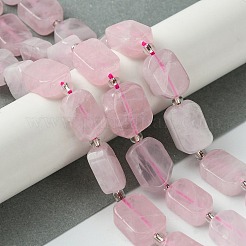 Natural Madagascar Rose Quartz Beads Strands&nbsp;G-C098-A15-01