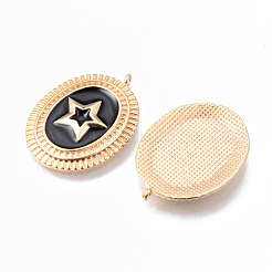 Brass Enamel Pendants&nbsp;KK-N232-196-NF