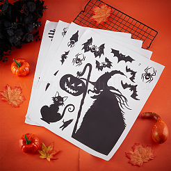 Halloween Theme Waterproof PVC Plastic Self Adhesive Sticker Decorations&nbsp;DIY-WH0304-173