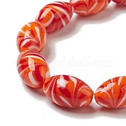 Handmade Lampwork Beads Strand&nbsp;LAMP-C008-10