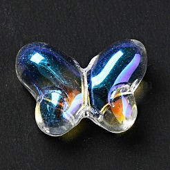 Transparent Baking Paint Glass Beads&nbsp;GLAA-F115-01E