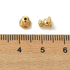 シェグレイス ブラス イヤーナット  弾丸ピアスキャッチ  ピアスバックキャッチ  カドミウムフリー＆ニッケルフリー＆鉛フリー  長持ちメッキ  18KGP本金メッキ  6x5.5mm  穴：0.8~0.9mm&nbsp;XGR0032G-65G