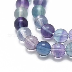 Natural Fluorite Beads Strands&nbsp;G-I249-B02-01