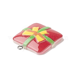 Opaque Resin Pendants&nbsp;RESI-C021-01J