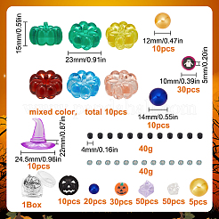 ハロウィーンテーマの花瓶フィラー  ミックスカラー  3~29x3~29x3~16mm&nbsp;DIY-SC0025-57