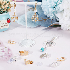 12Pcs 6 Style Brass Clip-on Earring Findings&nbsp;DIY-SC0021-28