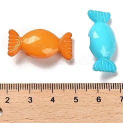 不透明なアクリルビーズ  キャンディ  ミックスカラー  13x28.5x10mm  穴：3mm  約：375個/ 500 G&nbsp;OACR-Z016-15