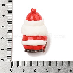 クリスマス 樹脂彫刻 ディスプレイ デコレーション  ホームオフィスデスク用  サンタクロース  37x23x23mm&nbsp;DJEW-K029-02A