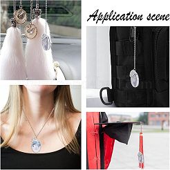 DIY Oval Photo Pendant Necklace Making Kit&nbsp;DIY-FH0004-62