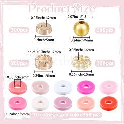 3500Pcs 10 Colors Handmade Polymer Clay Beads&nbsp;CLAY-PA0001-26A
