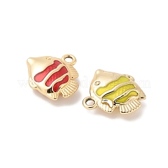Alloy Enamel Pendants&nbsp;PALLOY-P313-13G