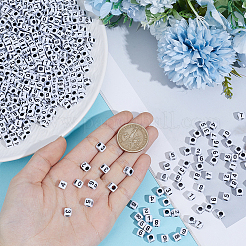 1200Pcs Opaque Acrylic Beads&nbsp;SACR-PA0001-33