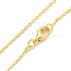Brass Cable Chain Necklaces for Women&nbsp;NJEW-G084-16LG