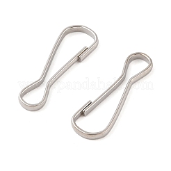 Rack Plating Brass Keychain Clasp Findings&nbsp;KK-Z068-05P