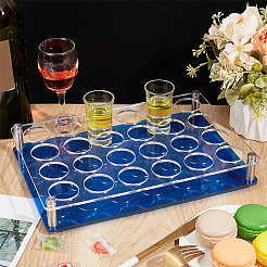 Acrylic Wine Glass Display Stands&nbsp;ODIS-WH0061-82B-02