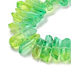 Natural Dyed Quartz Beads Strands&nbsp;G-G791-14M