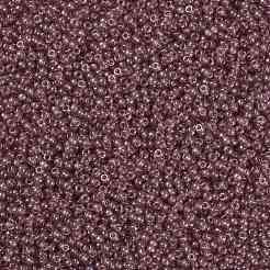 MIYUKIラウンドロカイユビーズ  日本製シードビーズ  8/0  （rr303)ローズゴールド光沢  3mm  穴：1mm  約422~455個/10g&nbsp;X-SEED-G008-RR0303