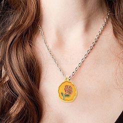 24Pcs 8 Styles Alloy Enamel Pendants&nbsp;FIND-FS0005-24