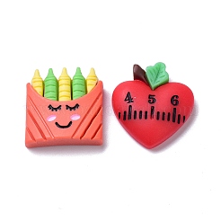 Opaque Resin Cabochons&nbsp;RESI-XCP0001-18