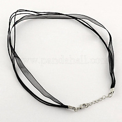Multi-strand Necklace Cord for Jewelry Making&nbsp;NJEW-R218-13