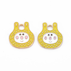 Alloy Enamel Pendants&nbsp;ENAM-N054-67E-NR