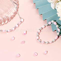 100 個の天然トロキッドシェル/トロキッドシェルビーズ  ナゲットチップス  ピンク  3.5x6x3mm  穴：0.9mm&nbsp;BSHE-SC0001-16B