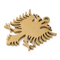 5Pcs 201 Stainless Steel Pendants&nbsp;STAS-B064-15G