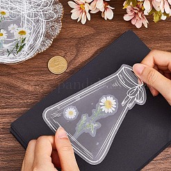 食器テーマ防水自己接着スタンピングステッカーセット  DIYハンドブックマークデコレーションステッカー  混合図形  131x80~98x0.1mm  約20個/セット&nbsp;DIY-WH20014-04C
