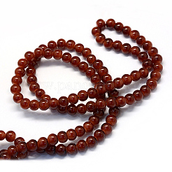 Baking Paint Imitation Jade Glass Round Bead Strands&nbsp;X-DGLA-Q021-6mm-11