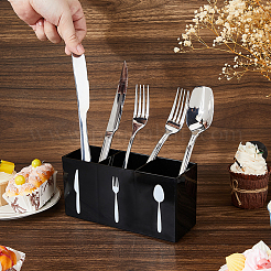1Pc Plastic Tableware Storage Display Holder&nbsp;ODIS-DC0001-13B