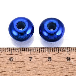 UV Plating Opaque Acrylic European Beads&nbsp;PACR-T017-19M-03