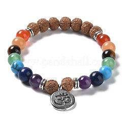Yoga Chakra Jewelry&nbsp;BJEW-L620-01C