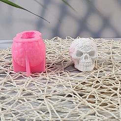 DIY Food Grade Skull Candle Silicone Molds&nbsp;PW-WG93F69-01