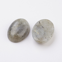 天然ラブラドライトフラットバックカボション  オーバル  25x18x7~7.5mm&nbsp;G-G741-18x25mm-18