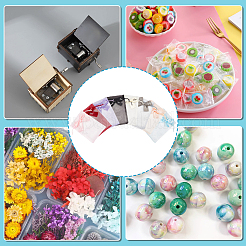 48Pcs 8 Colors Rectangle Organza Drawstring Bags&nbsp;ABAG-PH0001-41