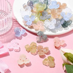 40Pcs 8 Colors Acrylic Beads Caps&nbsp;OACR-CJ0001-62