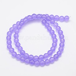 Natural & Dyed Malaysia Jade Bead Strands&nbsp;X-G-A146-6mm-A19