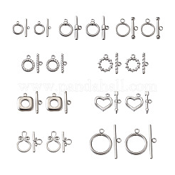 304 Stainless Steel Toggle Clasps&nbsp;STAS-FW0001-05P