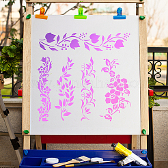PET Plastic Hollow Out Drawing Painting Stencils Templates&nbsp;DIY-WH0244-223
